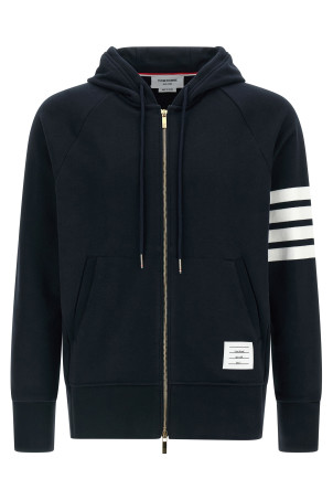 '4 bar' hoodie Blue