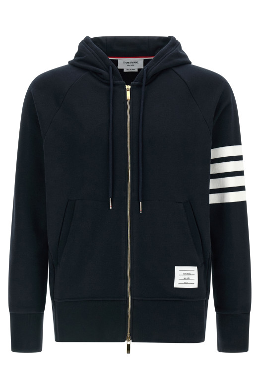 '4 bar' hoodie Blue