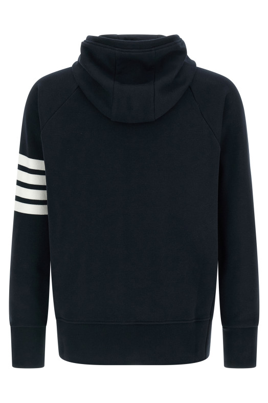'4 bar' hoodie Blue