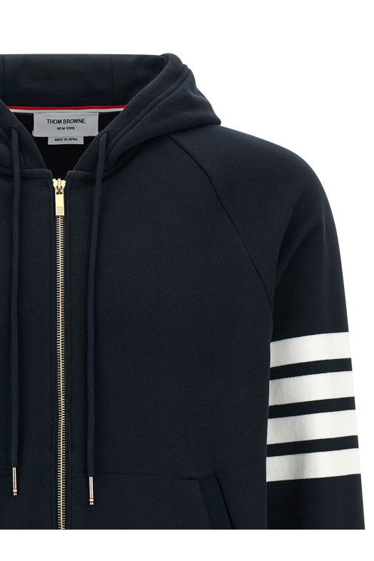 '4 bar' hoodie Blue