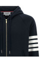 '4 bar' hoodie Blue