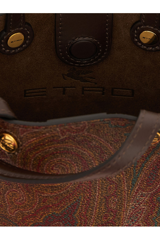 'Etro Essential' mini shopping bag Multicolor