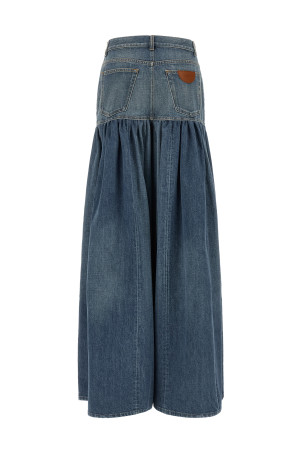 'Balloon' Denim skirt Blue