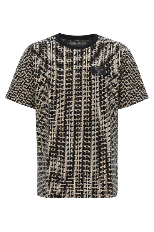 'Monogram Couture' T-shirt Black-grey