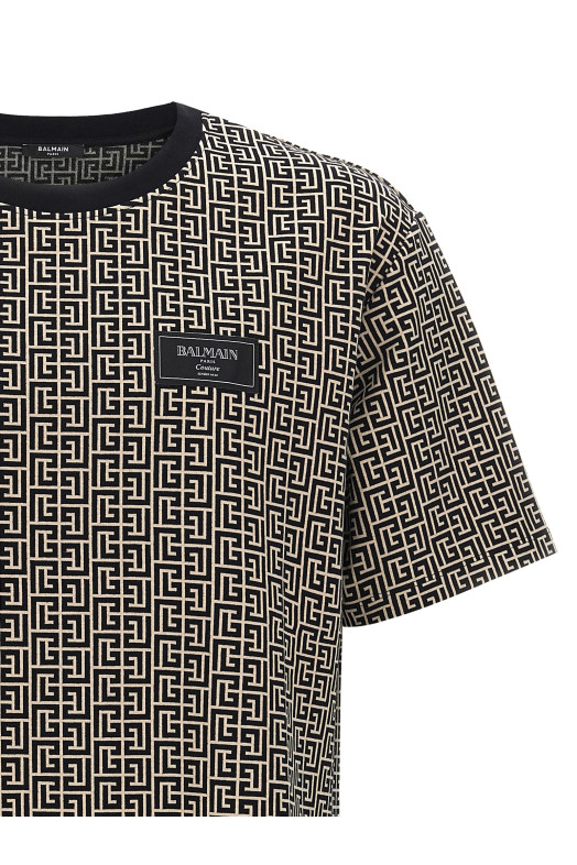 'Monogram Couture' T-shirt Black-grey
