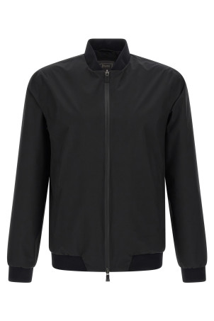 'Functional' bomber jacket Black