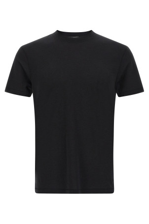 Logo embroidery t-shirt Black