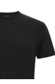 Logo embroidery t-shirt Black