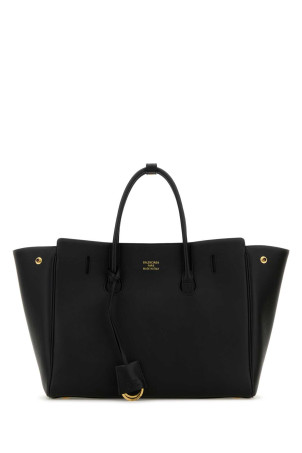 Black leather small Carry All Hempton handbag Black BALENCIAGA (8133572ABAV)