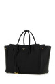 Маленькая черная кожаная сумка Carry All Hempton от BALENCIAGA (8133572ABAV)