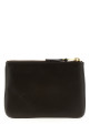 Logo leather wallet Brown