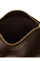 Logo leather wallet Brown