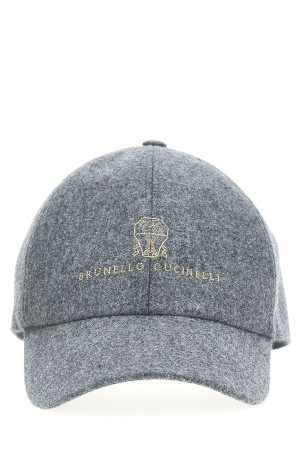 Logo embroidery cap Gray