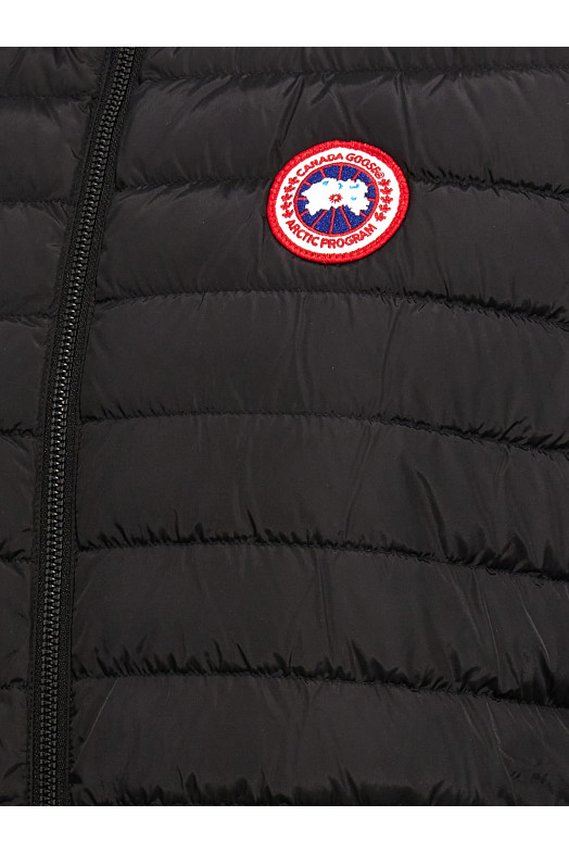 'HyBridge® Quilted KniKnit' vest Black