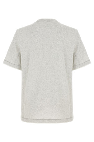 Layered T-shirt Gray