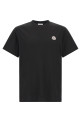 Футболка с нашивкой с логотипом, комплект из 3 штук, черная MONCLER L20918C00042829H8999