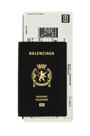 'Passport Lungo 1 Biglietto' wallet Black