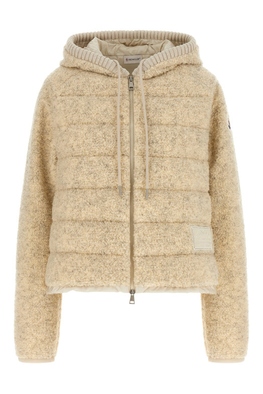 Худи с капюшоном «Тедди», бежевое MONCLER L20938G0003489BI4061