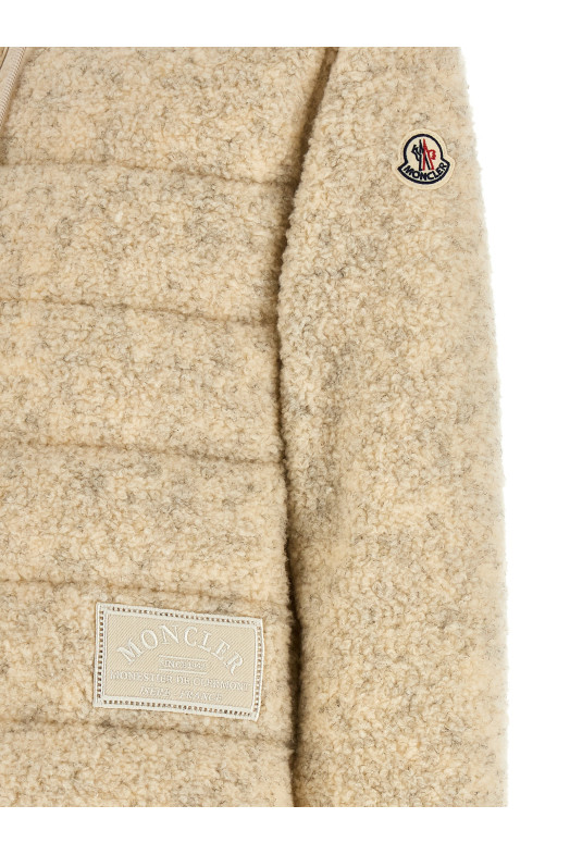 Худи с капюшоном «Тедди», бежевое MONCLER L20938G0003489BI4061