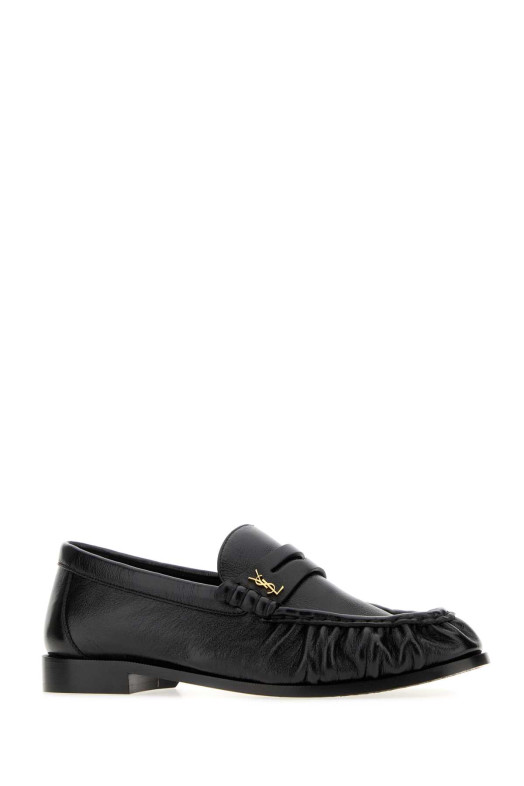 Black leather Le Loafers loafers Black SAINT LAURENT (818908AA00K)