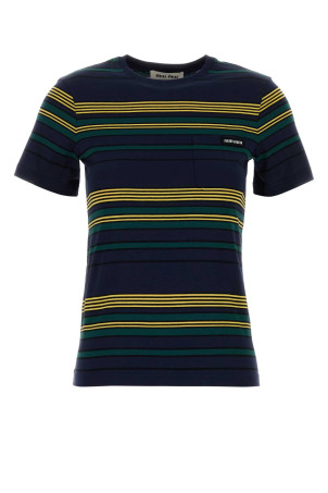 Embroidered cotton t-shirt MIU MIU (MJNA09SOOO18ZV)