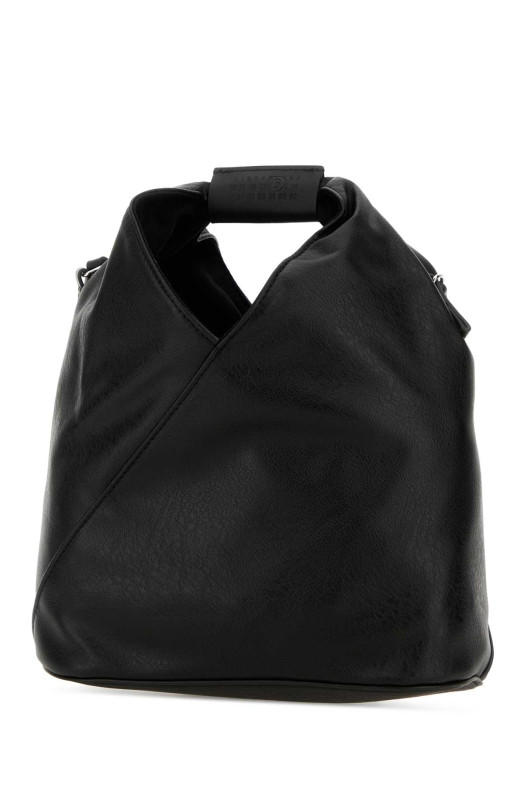 Black synthetic leather Japanese handbag MM6 MAISON MARGIELA (SB6WD0026P8396)
