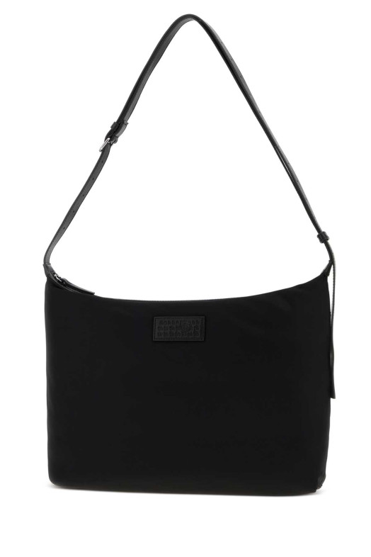 Black canvas shopping bag MM6 MAISON MARGIELA (SB6WG0024P9062)