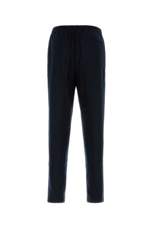 Navy blue stretch wool Alfred pant CELLAR DOOR (110019BW196)