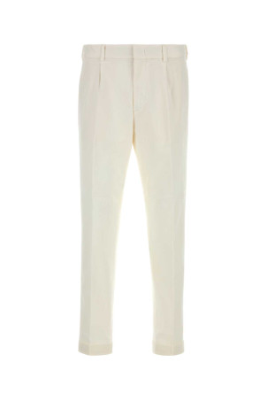 Ivory stretch cotton Cambridge pant CELLAR DOOR (110458F413)