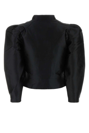 Black satin Amoako blazer Black DESTREE STUDIO AX (23R4JAC06101)