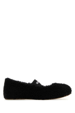 Black shearling ballerinas MOON BOOT (2400010)