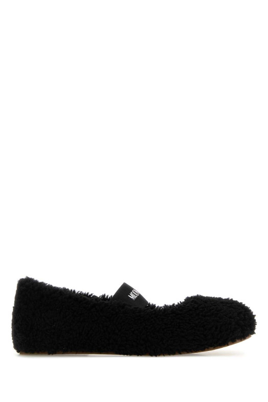 Black shearling ballerinas MOON BOOT (2400010)