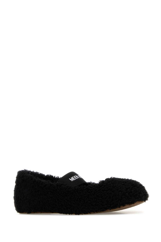 Black shearling ballerinas MOON BOOT (2400010)