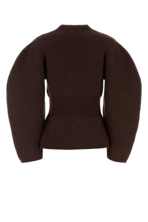 Brown wool Adrian cardigan Brown DESTREE STUDIO AX (25F4JAC01502)