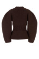 Brown wool Adrian cardigan Brown DESTREE STUDIO AX (25F4JAC01502)