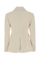 Ivory stretch denim Tamara jacket Brown DESTREE STUDIO AX (25S4JAC20004)