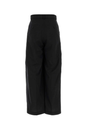 Black twill wide-leg pant SACAI (2608717)