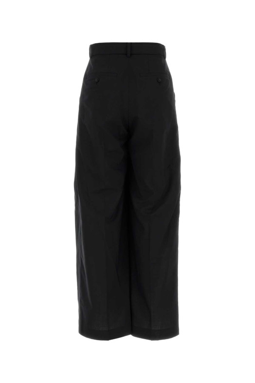 Black twill wide-leg pant SACAI (2608717)