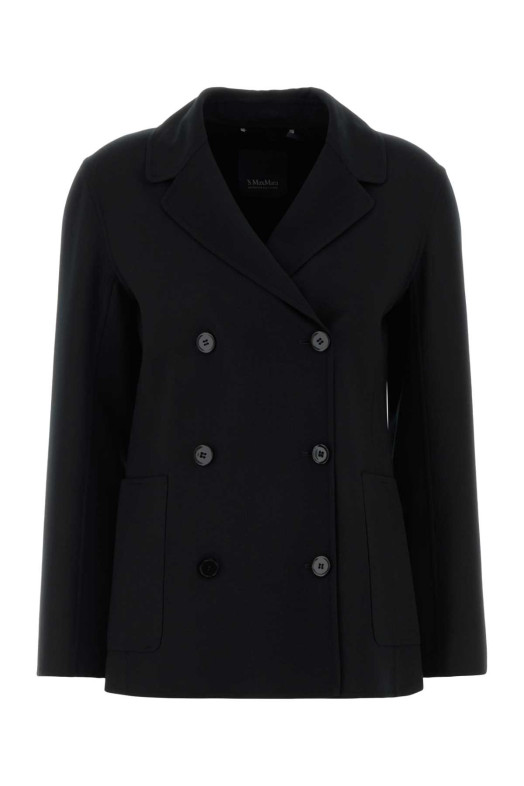 Black stretch wool Fiore blazer S MAXMARA (2619041051600)