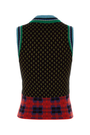 Embroidered wool blend Temi vest DRIES VAN NOTEN (2620112354762)