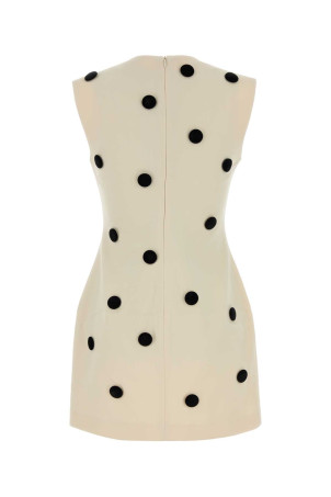 Ivory jersey Carole mini dress Brown DESTREE STUDIO AX (26F4DRE71004)