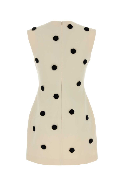 Ivory jersey Carole mini dress Brown DESTREE STUDIO AX (26F4DRE71004)