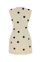 Ivory jersey Carole mini dress Brown DESTREE STUDIO AX (26F4DRE71004)