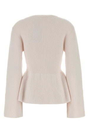 Ivory wool Rosa sweater Brown DESTREE STUDIO AX (26F4PUL01004)