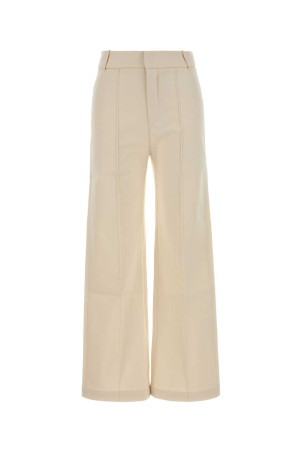 Ivory cotton blend Yoshimoto pant Brown DESTREE STUDIO AX (26R4PAN15004)