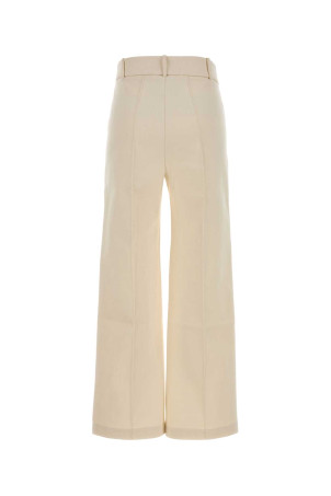 Ivory cotton blend Yoshimoto pant Brown DESTREE STUDIO AX (26R4PAN15004)