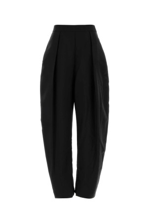 Black wool blend wide-leg pant ROHE (42030240)