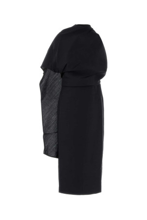 Midnight blue gabardine dress ROHE (42033143)