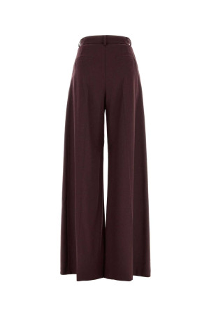 Aubergine stretch flannel wide-leg pant Multicolor LE SULLY STUDIO (4722)