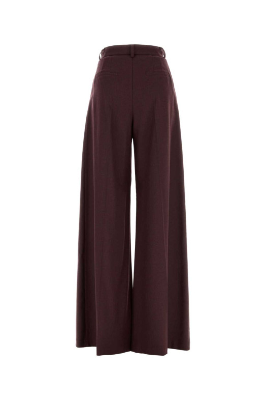 Aubergine stretch flannel wide-leg pant Multicolor LE SULLY STUDIO (4722)